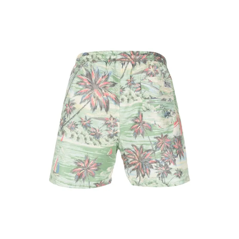 Polo Ralph Lauren Casual Shorts Men Light Green-1