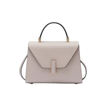 Valextra Millepunte Calfskin With Leather Shoulder Bag, Crossbody Bag, Handbag Women's Nude Pink