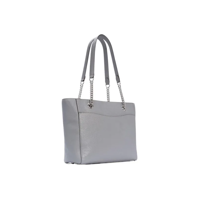 COACH Marlie Leather Tote Bag Shopping Bag Shoulder Bag Handbag Large Size Women's Gray-1