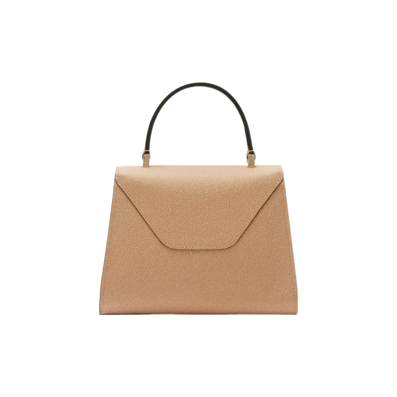 Valextra Iside Calfskin Shoulder Bag Crossbody Bag Handbag Medium Size Women's Cashmere Beige-1