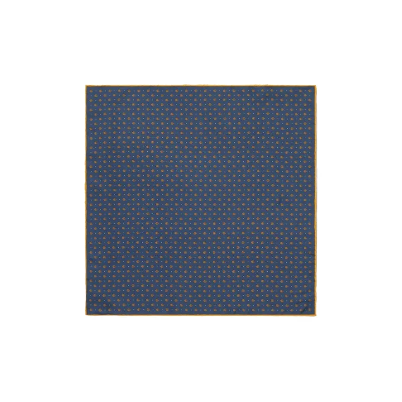 GUCCI Silk Scarves Men Blue-0