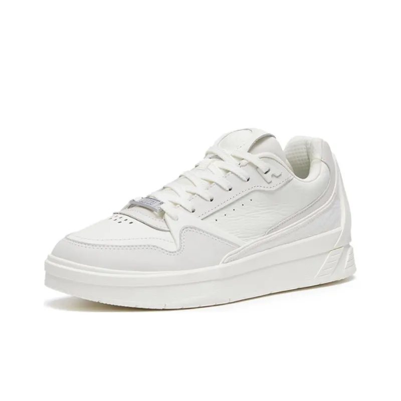 Anta Life Collection Hayward GH Anti Slip Wear Resistant Low Top Skateboard Shoes Men's White-1