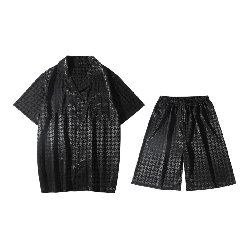 Same Language Men Pajama Sets-2