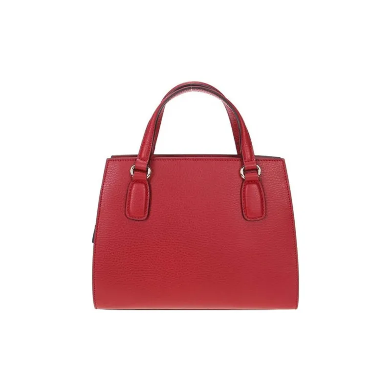 GUCCI Leather Tote Bag Shopping Bag Shoulder Bag Crossbody Bag Handbag Women's Red-3