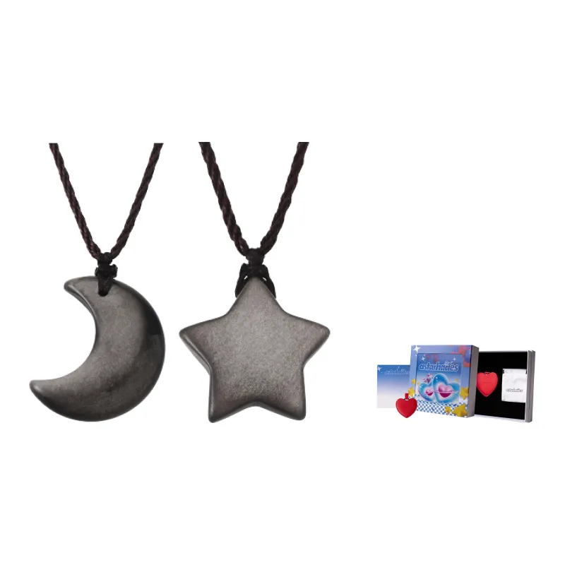 ASTAR HADES Obsidian Necklaces Unisex-3