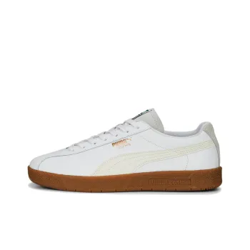PUMA DELPHIN Delphine Leather Anti-Slip Wear-Resistant Low-Top Skateboard Shoes Unisex White