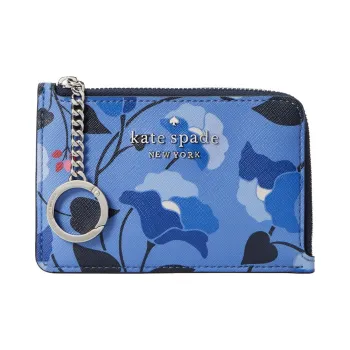 Kate Spade Leather Coin Purses Card Holders Women's Blue