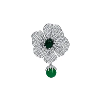 HMZ Brooches Women's Silver