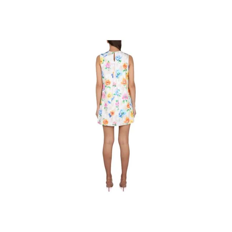 MOSCHINO Sleeveless Dresses Women's White-1