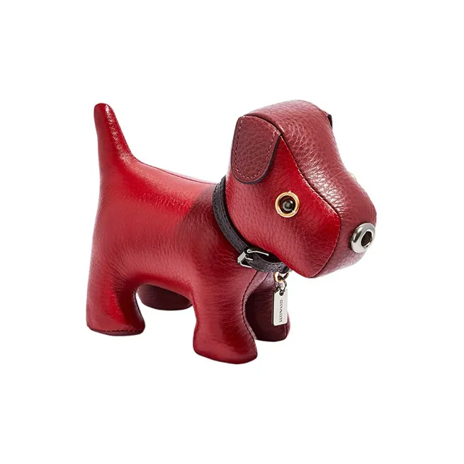 COACH Pebbled Leather Dog Town Notebook Bag Accessory Unisex Red-0