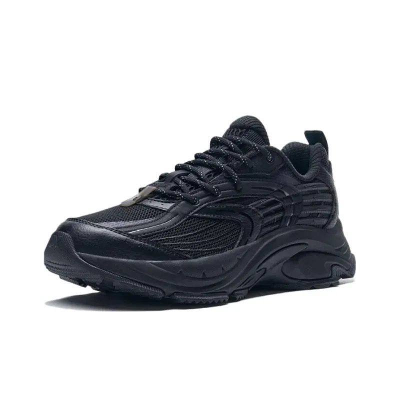 XTEP Anti-Slip Wear-Resistant Low-Top Running Shoes Women's Black-1