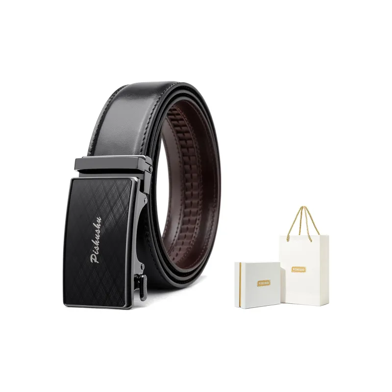 PISHUSHU Leather Belts Men-1