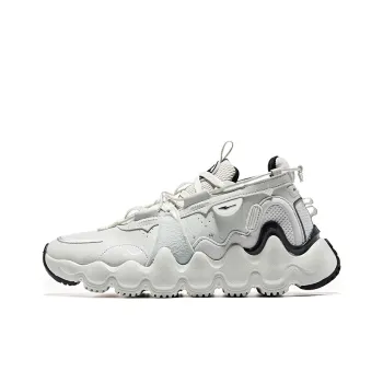 Erke Gazing At Mount Yue Cushioning Wear Resistant Low Top Sports Casual Shoes Men's Silver Black