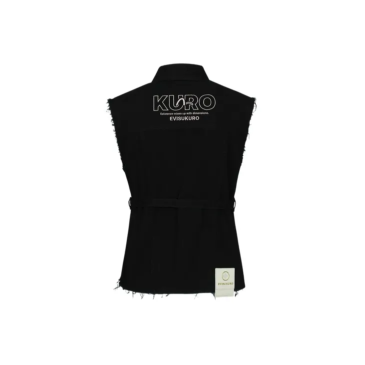 EVISU Vests Women's Black-1