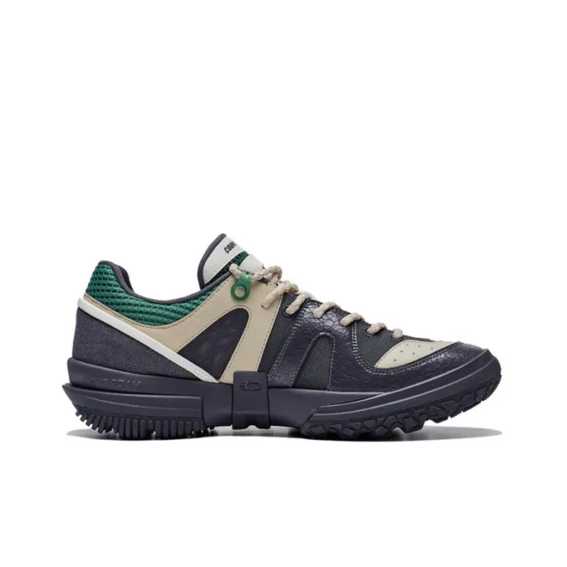 LiNing Linchuan Lite Anti Slip Wear Resistant Low Top Casual Shoes Men's Black Umber-1