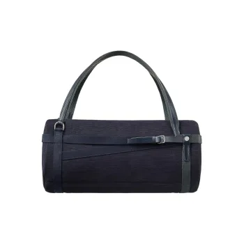 HERMES Bridleback 50 Rocabar Goeland Canvas Canvas Bag Handbags Men's Marine Blue/Navy Blue/Dark Green