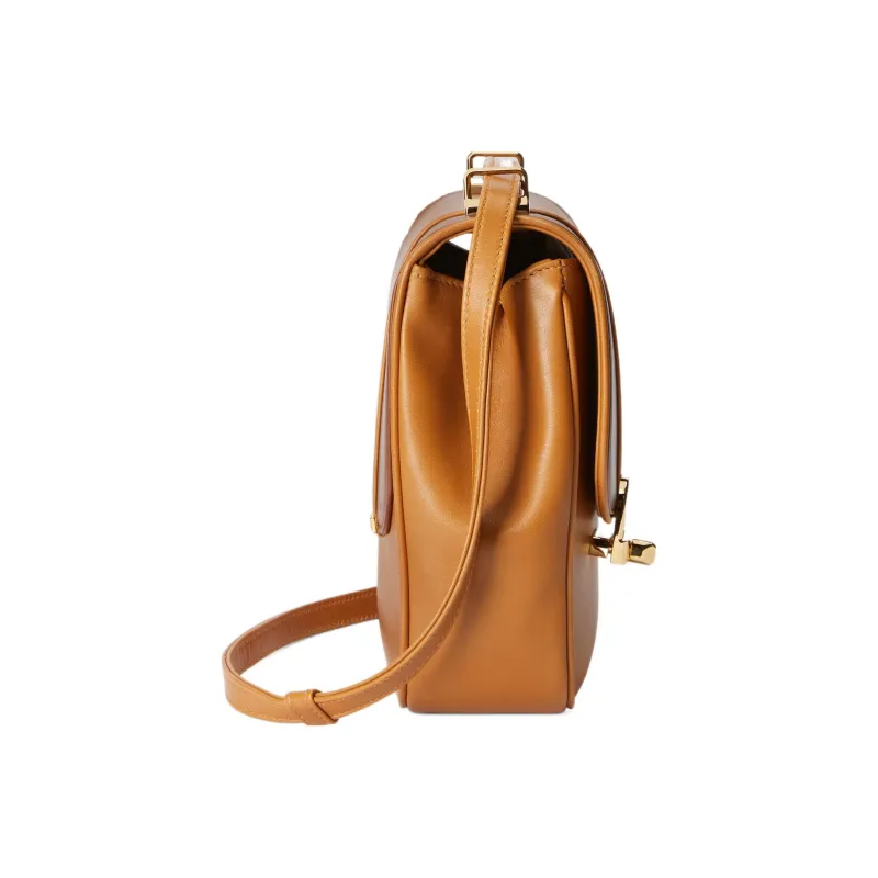 GUCCI Leather Saddle Bag, Crossbody Bag, Shoulder Bag Women's-4