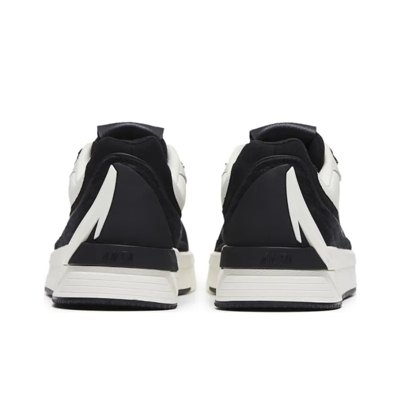 Anta Life Collection Hayward GH Anti-Slip Wear-Resistant Low-Top Skateboard Shoes Men's Black White-2