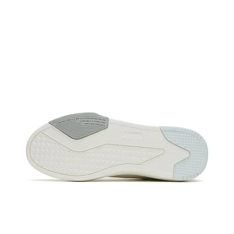 Anta Life Collection Anti Slip Wear Resistant Low Top Skateboard Shoes Women's White Gray-3