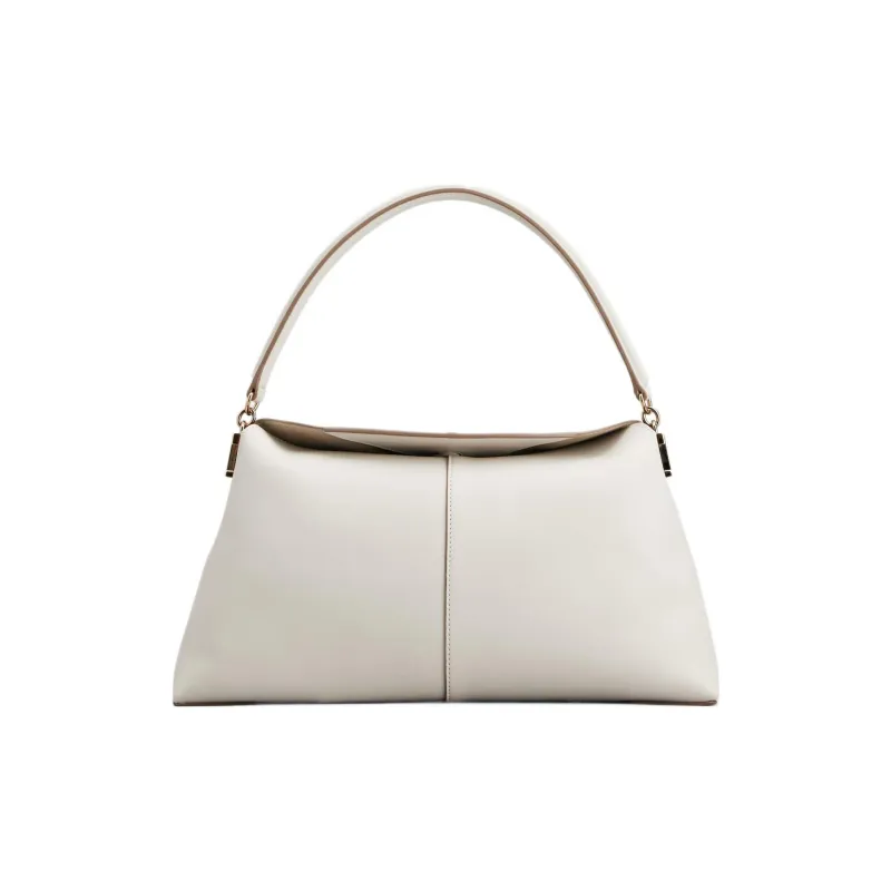 TOD'S Leather Handbag, Shoulder Bag Small Size Women's White-0