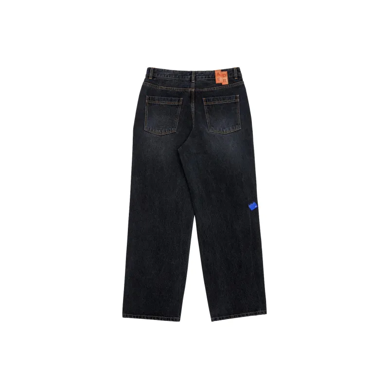 ADER ERROR Washed Wide-leg Jeans-1