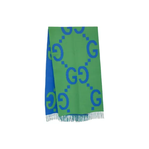 GUCCI Knit Scarves Women's Green