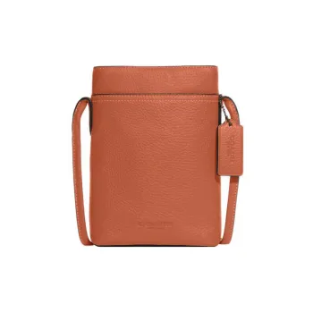COACH Leather Shoulder Bag, Crossbody Bag Mini Men's Brown