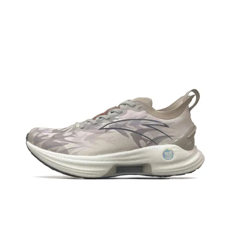 Anta Running Collection Anti-Slip Wear-Resistant Low-Top Running Shoes Men's Brown-0