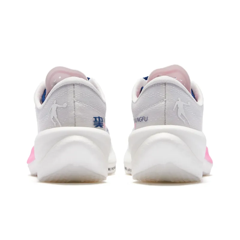 QIAODAN Feiying PB2.0 Cushioning Slip Resistant Low Top Running Shoes Women's Aurora Pink-1