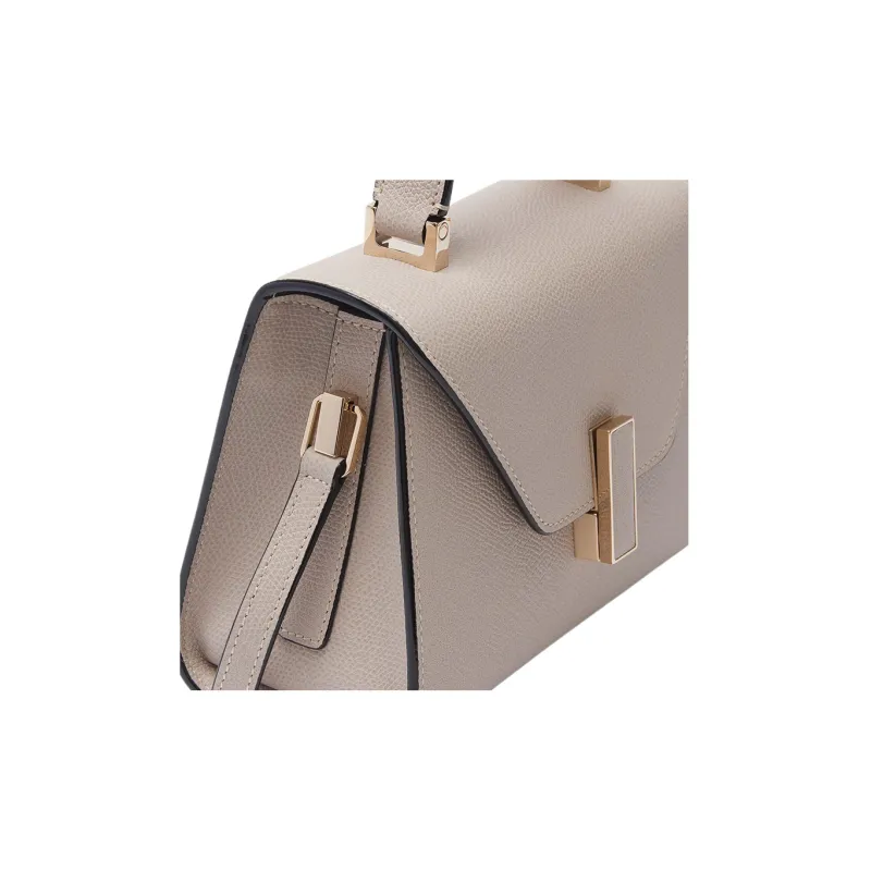 Valextra Millepunte Calfskin With Leather Shoulder Bag, Crossbody Bag, Handbag Women's Nude Pink-4