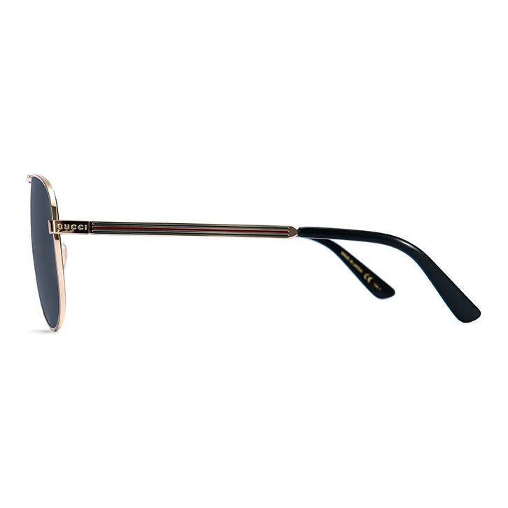 GUCCI Metal Aviator Sunglasses Men's Blue-2
