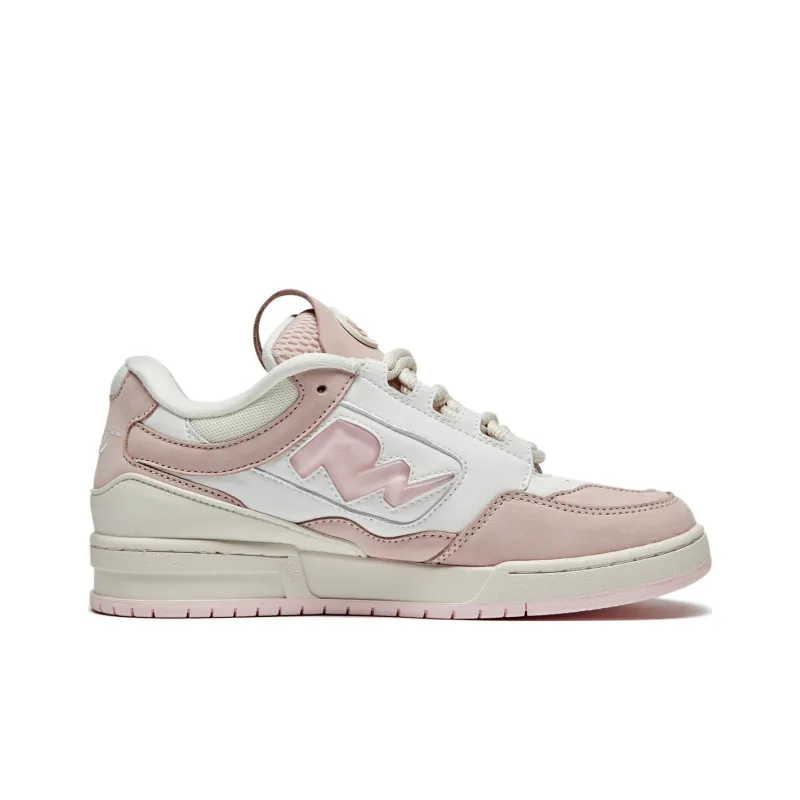 REEMUSTERED Jelly Logo Durable Breathable Low Top Skateboard Shoes Women's Dirty Pink New Version-1