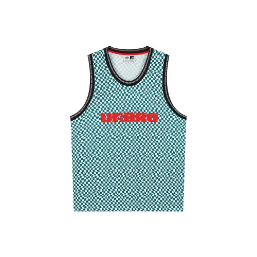 Umbro Tank Tops Men Dark Spruce Green/Bright White