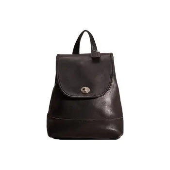 COACH Glove Tanning Backpack Tubas Women's Black