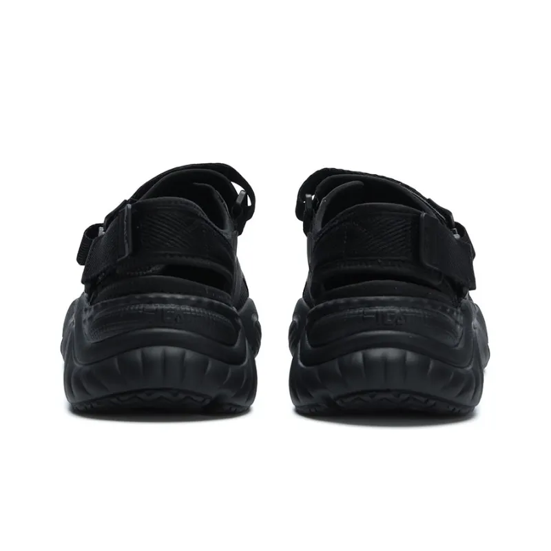 FILA FUSION Conch Sandals 'Black'-4