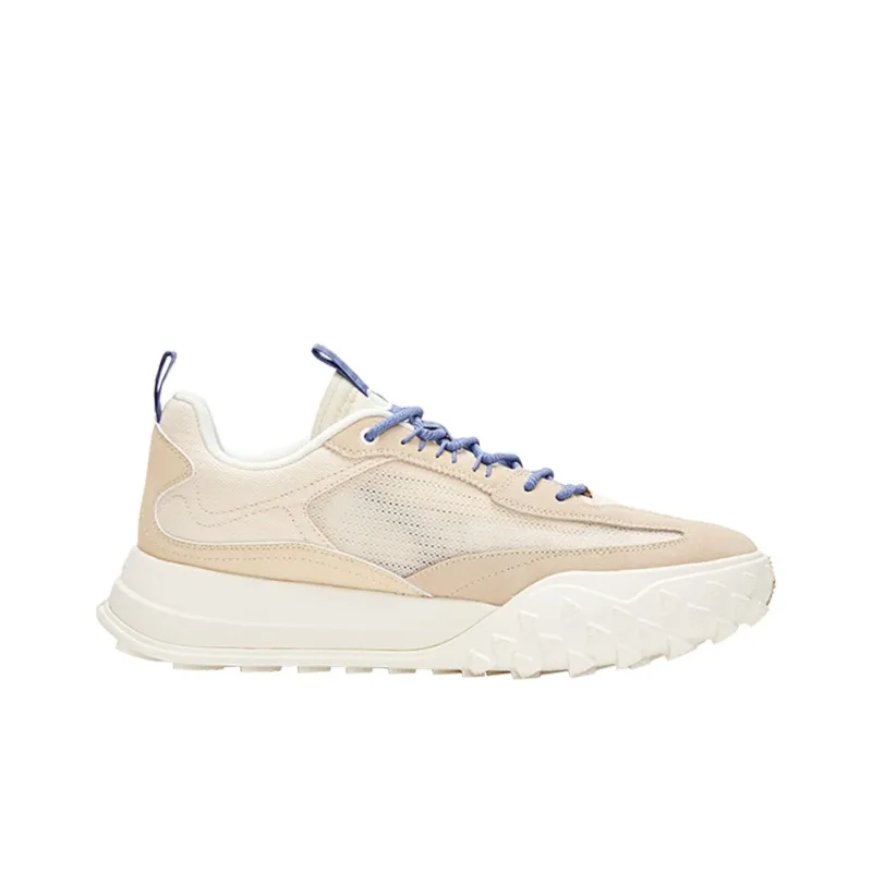 Champion Anti Slip Wear Resistant Low Top Running Shoes Men's Wheat Brown Light Bone Vintage Color Blocking-1