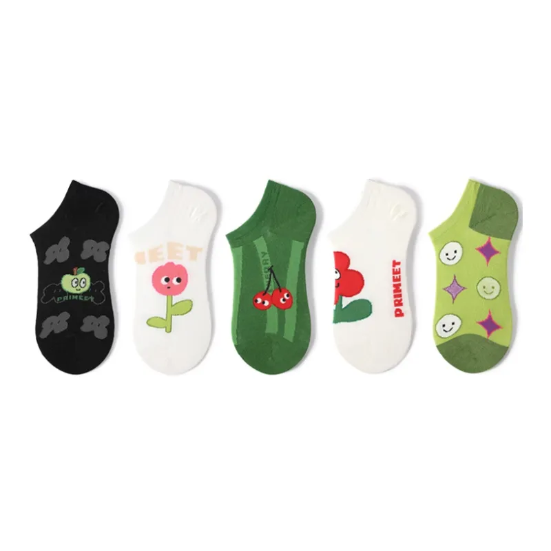 Primeet No Show Socks Women's Gift Box Set 5 Pack-33