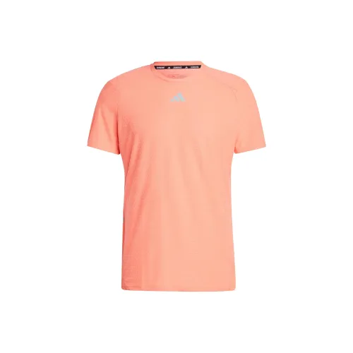 Adidas T-Shirts Men Fusion Coral Pink