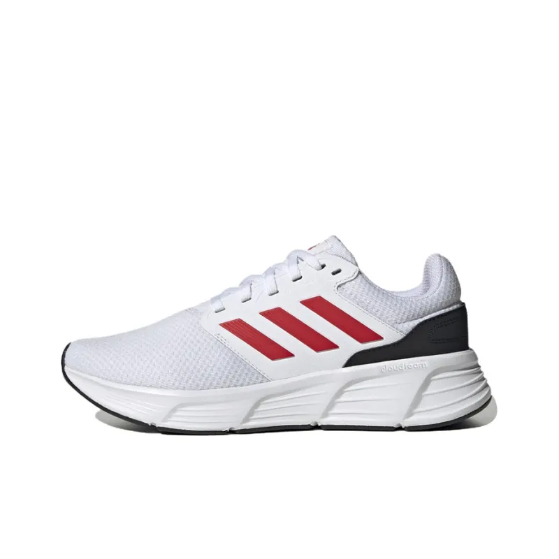Adidas Galaxy 6 Cloud White Better Scarlet Core Black-0