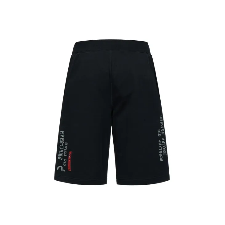 EVISU Sports Shorts Men Black-1