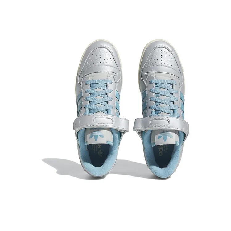 Adidas Forum 84 Low Silver Metallic Preloved Blue Grey Two-4