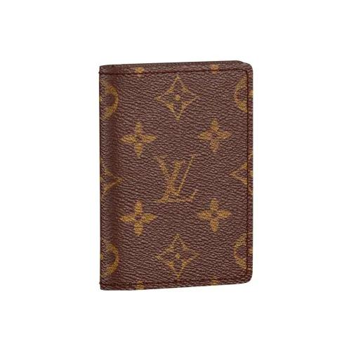 LOUIS VUITTON Coated Canvas Wallet Men's Brown