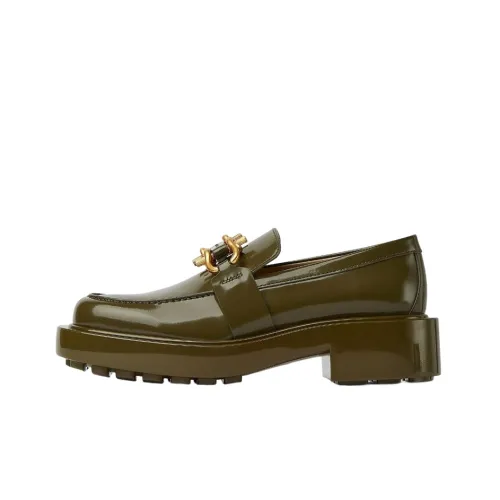 Bottega Veneta Monsieur Loafers Women's Low-Top Green