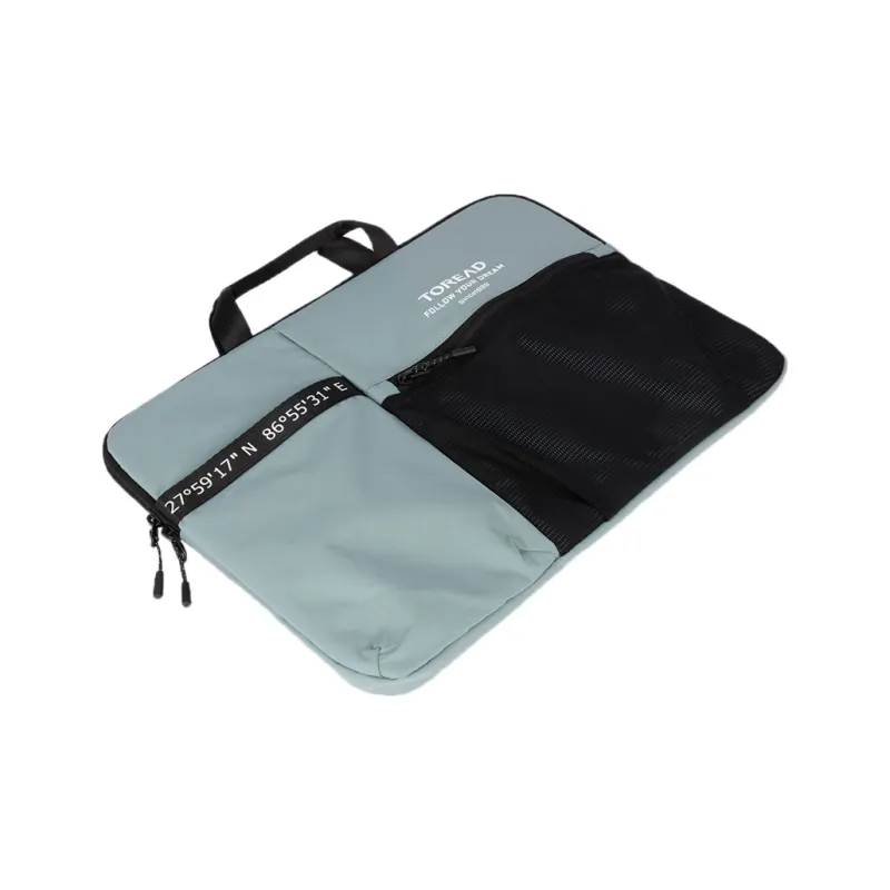 TOREAD Polyamide Handbag Laptop Bag Regular Unisex Asphalt Gray/Black/Arctic Mountain Black White Print-2