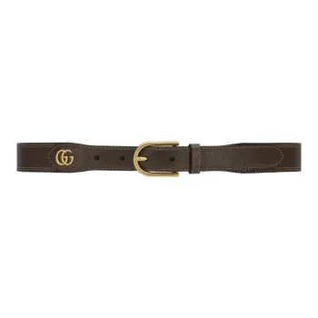 GUCCI Leather Belts Men Brown