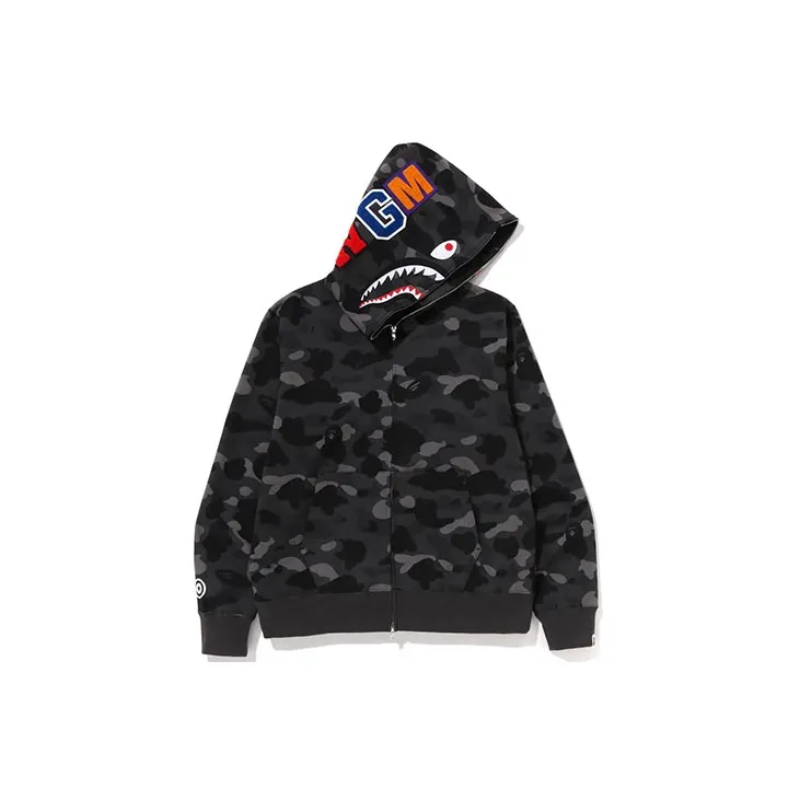 Bape Color Camo Shark Full Zip Hoodie SS23-9