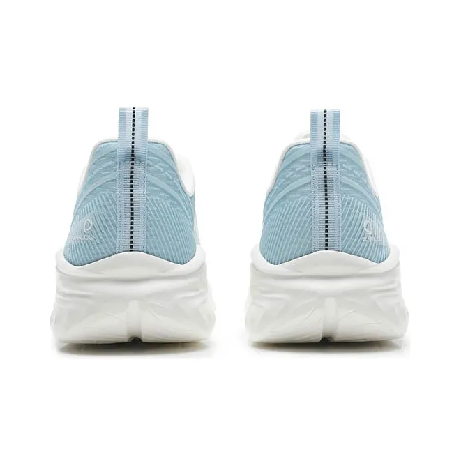 XTEP Hydrogen Wind Technology Breathable Balanced Lightweight Low Top Running Shoes Men's Blue White-3