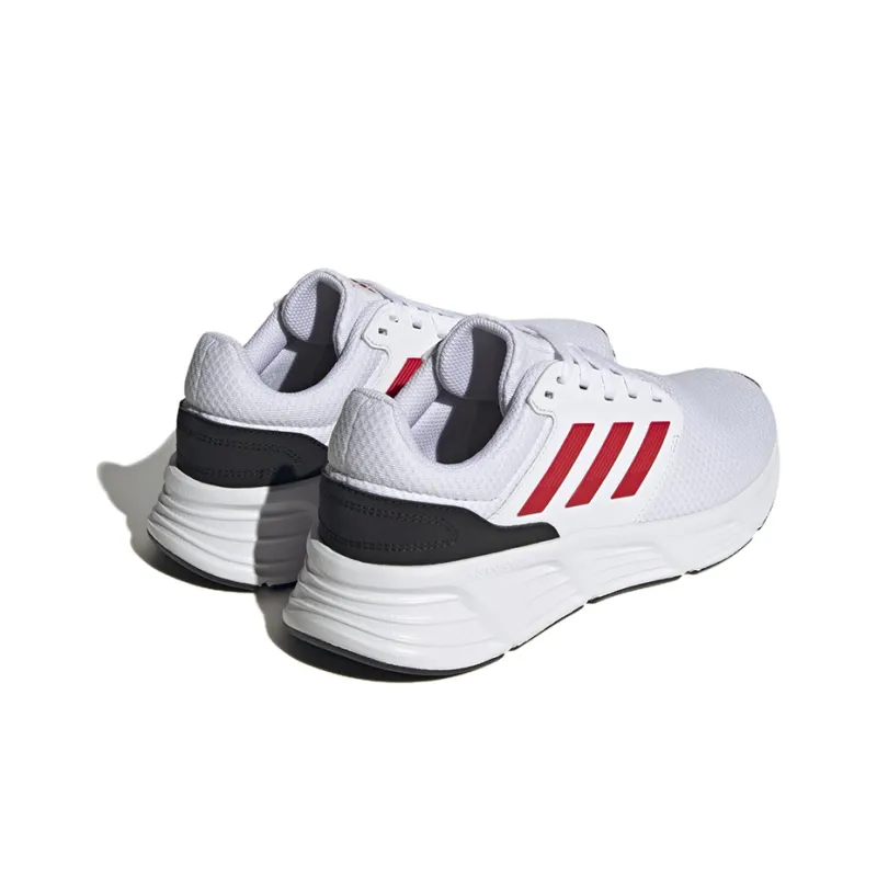 Adidas Galaxy 6 Cloud White Better Scarlet Core Black-3