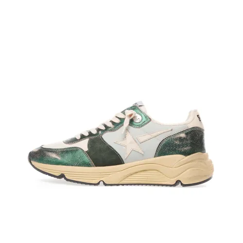 Golden Goose Running Sole Casual Shoes Men Low-Top Green