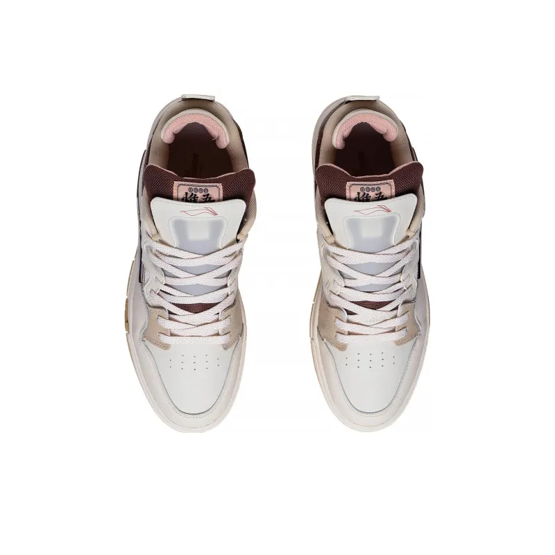 LINING Wei Wu PRO Skateboard Shoes Men Low Top White/Gray/Umbra-3